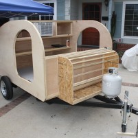 teardrop trailer air conditioning unit installation, camper air conditioning unit, a/c unit, building a teardrop trailer from scratch